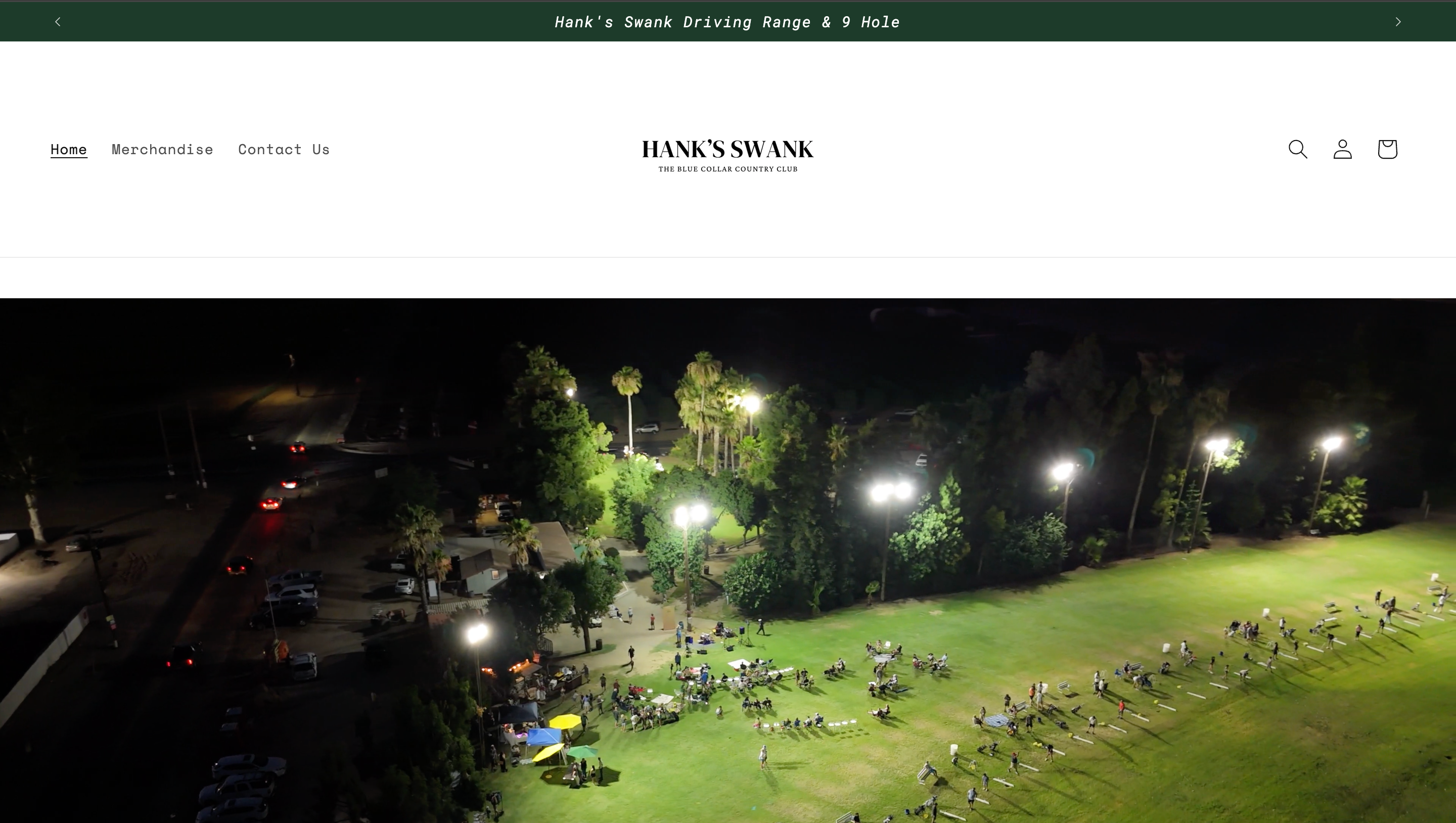 Hank’s Swank Golf Course website