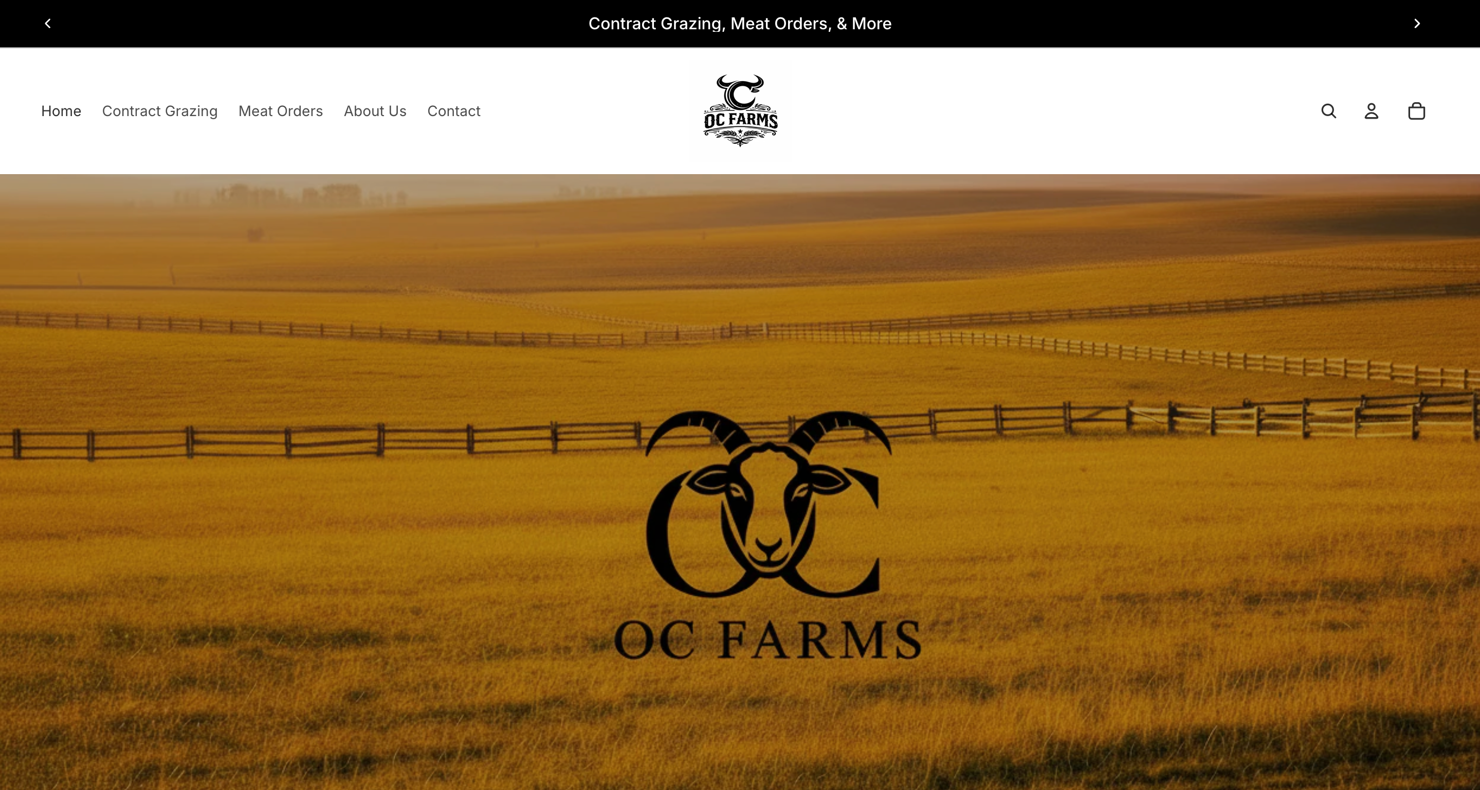 OC Farms website